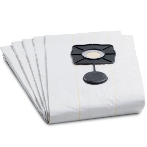 Set 5 saci filtrare Karcher din vlies pentru aspirare umeda, pentru NT27/1, NT35/1 - Img 1