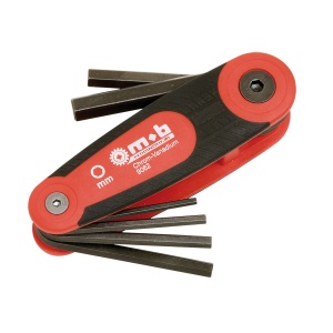 Set 7 chei locas hexagonal tip briceag MOB 2,5-10 mm