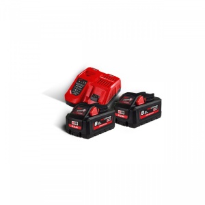 Set acumulatori M18™ High Output™ M18 HNRG-802 ( KIT: 2 x M18 HB8 Acumulator, M12-18 FC Încarcător, Fără cutie) - Img 2