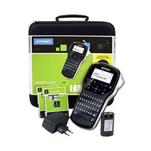 Set Aparat de etichetat (imprimanta etichete) DYMO LabelManager 280P QWERTY kit cu servieta conectare la PC 2091152