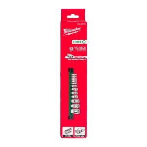 Set cap cheie tubulară ¼″,⅜,″½″ Torx, sistem metric (12 buc) - Img 4