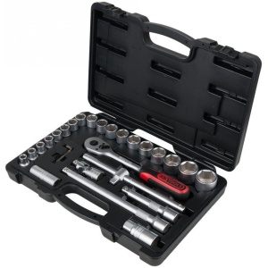 Set chei tubulare 1/2" CLASSIC KS TOOLS, 28 de piese, 1,5-32 MM - Img 2