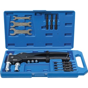 Set cleste BGS de tras nituri-pop, piulite nit si bolturi-nit, cap rotativ 360° - Img 1