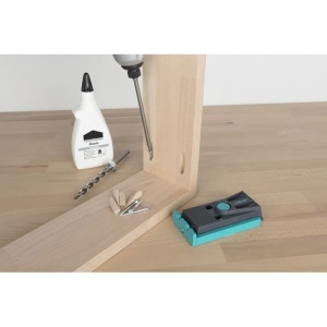 Set complet pentru conexiuni invizibile cu suruburi, tip Jig PZ, cu bit surubelnita Torx TX 20 Wolfcraft 4642100 pentru colturi ascunse T si conexiuni la suprafata - Img 3