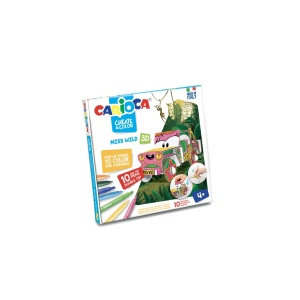 Set creativ Create & Color Miss Wild 3D Carioca