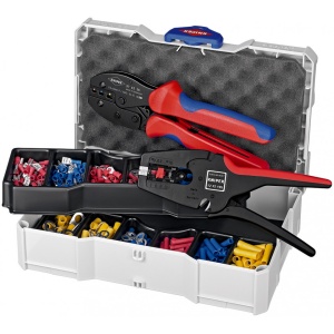 Set de sertizare KNIPEX pentru conectori de cablu 302 piese 0,03 – 10,0 mm² - Img 1