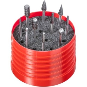 Set Freze Carburi metalice cu tijă de 3 mm – 10 piese - Img 1