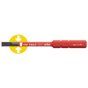 Set maner SoftFinish cu trei biti, izolati 1000 V, WIHA, 4 piese - Img 4