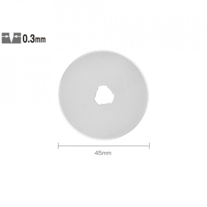 Set RB45-10 - lame japoneze rotunde de 45 mm, 10 bucati, Olfa - Img 1