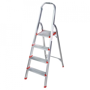 STR0104 Scara aluminiu 4 trepte, 132cm pentru interior - Img 1