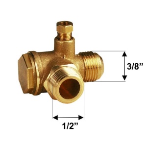 Supapa de sens unic 1/2"-3/8", dreapta, FIAC - Img 4