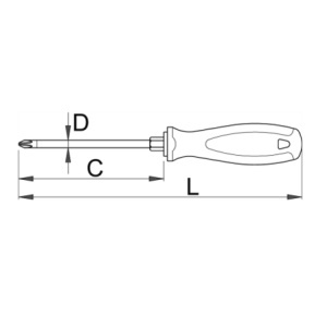 Surubelnita mecanica Unior cu hexagon profil PZ3×150mm