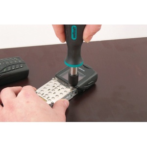 Surubelnita pentru biti Wolfcraft 1240000, magnetic, maner ergonomic, bicomponent, lungime 138 mm - Img 5