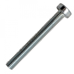 Suruburi cap cilindric, DIN 84 GR 4.8 ZN, M4x40, 500 bucati - Img 1
