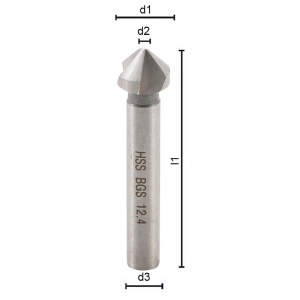 Tesitor (zencuitor) pentru metale, 12.4mm, 90 grade - Img 1