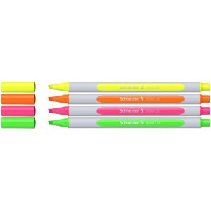 Textmarker Schneider Shine-Up 4 buc/set - Img 2