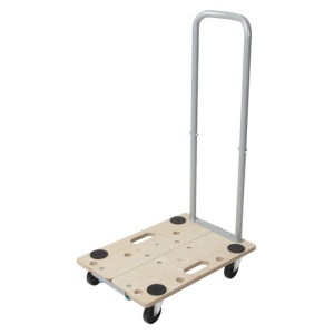 Transportor pe role Wolfcraft FT 350 B, pentru mobila, separabil, cu opritori si maner, sarcina maxima 300 kg - Img 2