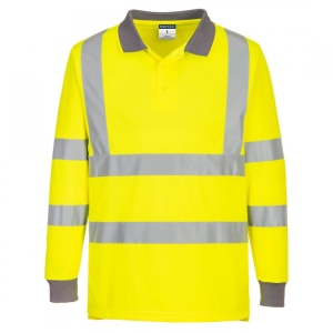 Tricou polo Eco Hi-Vis L/S (pachet de 6) EC11