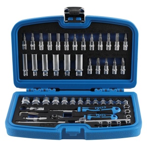 Trusa 53 piese chei 1/4" + varfuri - Img 1