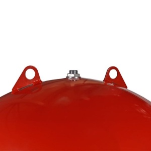 Vas de expansiune vertical Wassertechnik WTH300VMRED, apa calda, volum 300 l, presiune max.10 bari, cu suport, manometru - Img 3