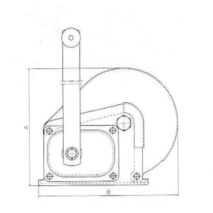 Vinci manual de ridicare Gutman cu frana - Img 2