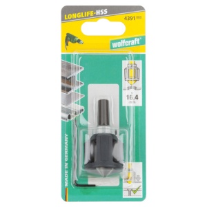 Zencuitor Wolfcraft 4391000 cu opritor de profunzime reglabil, D 16.5 mm, prindere triunghiulara - Img 2