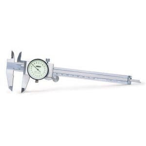 1312 Subler cu ceas de exterior-interior, scala 0-200 mm - 1312-200A*