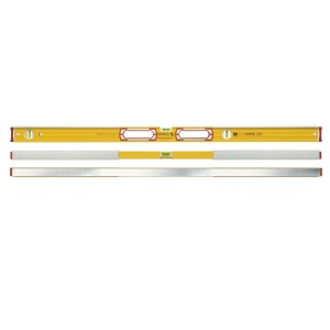 196-2k de 122 cm, nivela cu 3 bule, 2 manere si acoperire, pentru zidarie - Img 1