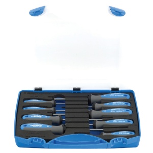 607PB9TBI Set surubelnite combinate, maner trimaterial TBI, cromate / 9 piese - 621419