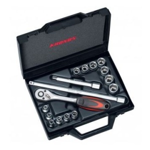 7214PC Set capete tubulare 3/8" 16 pcs
