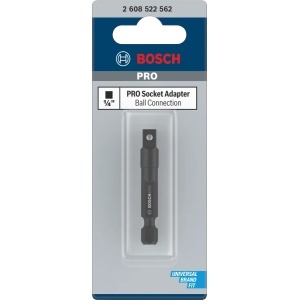 Adaptor Bosch chei tubulare PRO cu bilă de blocare, 1/4", 50 mm - Img 3