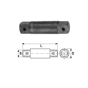 Adaptor de impact tata-tata 3.1/2", PATRAT 4 1/2"