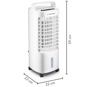 Aircooler - Racitor de aer portabil, umidificator, Trotec, tip PAE11, alb, 45 W, 90m³/h, 3 viteze - Img 2