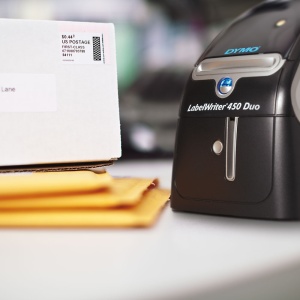 Aparat etichetat DYMO LabelWriter Duo etichete plastic sau hartie imprimanta profesionala cu conectare PC DYMO LW S0838920 - Img 3