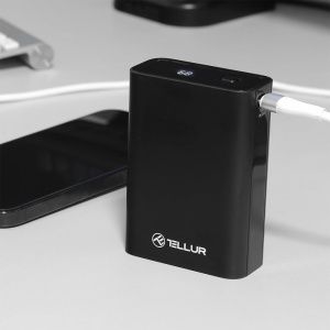 Baterie externă Tellur Compact Pro PD702 20000mAh QC3.0 22.5W + PD20W, LCD display, negru - Img 3