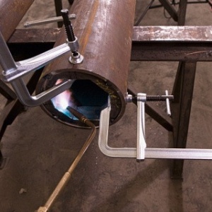 BESSEY Menghină GZ-K din oțel, cu șurub, Deschidere: 160 mm - Img 2