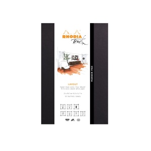 Blocnotes grafic A4+ (21 x 31,8 cm), 50 file, portrait Rhodia Touch Layout - Img 1
