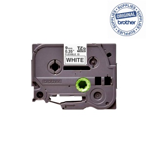 Brother TZEFX221 etichete originale flexibile 9mm x 8m, negru pe alb, PTouch laminate, pentru identificare cabluri si fire TZe-FX221 - Img 2