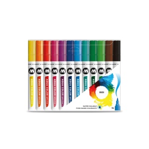Brush Pen Molotow Aqua Color Basic1 12 buc/set - Img 1