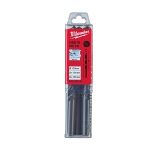 Burghie HSS Roluite pentru metal - DIN 338 - Milwaukee Ø 13x101x151 mm - set 5 buc - Img 2