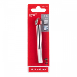 Burghie pentru sticlă și plăci ceramice Milwaukee (Lungime totală (mm): 95, Ø (mm): 14) - Img 2