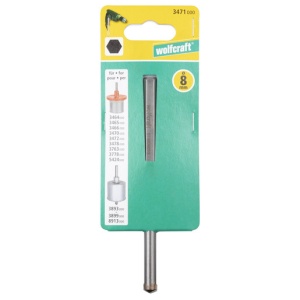 Burghiu de centrare HM pentru flansa Wolfcraft 3471000, diametru D 8 mm - Img 2