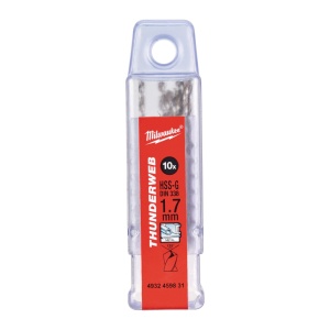 Burghiu metal MILWAUKEE THUNDERWEB - DIN 338 Ø 1.7x20x43 mm - set 10 buc - Img 2