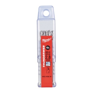 Burghiu metal MILWAUKEE THUNDERWEB - DIN 338 Ø 2.8x33x61 mm - set 10 buc - Img 2