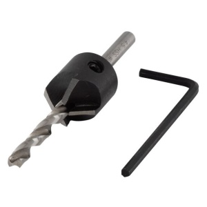 Burghiu pentru gaurire preliminara cu zencuitor Wolfcraft 2499000, D 4.5 - 16 mm, burghiu D 4.5 mm - Img 1