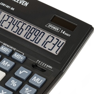 Calculator de birou 14 digiți, 205 x 155 x 35 mm, Eleven CDB1401-BK - Img 4