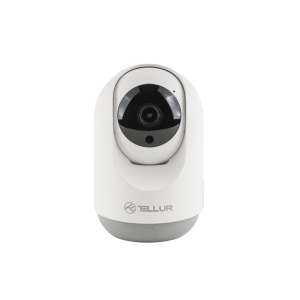 Cameră Interior WiFi Tellur Smart, 3MP, UltraHD, Autotracking, PTZ, Alb - Img 1