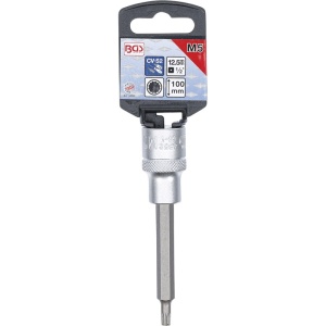 Cap cheie tubulara 1/2" cu varf XZN, M5 x 100 mm, BGS - Img 2