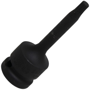 Cap cheie tubulara 1/2" de impact cu varf XZN, M6 x 75 mm, BGS