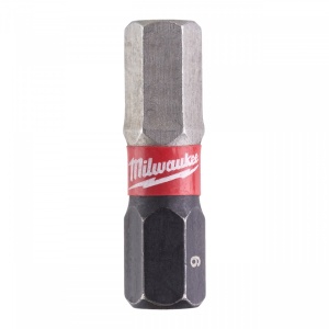 Cap surubelnita Hexagon (HEX) Milwaukee SHOCKWAVE (Tip: Hex 6 mm) - set 2 buc - Img 1